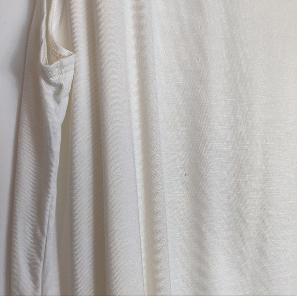 Dressis Cream White Sleeveless Top Scoop Pleated Neck Blouse Size XXL - Picture 9 of 9